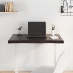 vidaXL Blat masă, 80x50x4 cm, gri, lemn stejar tratat contur organic vidaXL Blat masă, 80x50x4 cm, gri, lemn stejar tratat contur organic