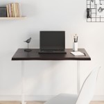 vidaXL Blat masă, 80x60x2 cm, maro, lemn stejar tratat contur organic