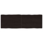 vidaXL Blat masă, 120x40x4 cm, gri, lemn stejar tratat contur organic vidaXL Blat masă, 120x40x4 cm, gri, lemn stejar tratat contur organic