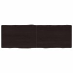 vidaXL Blat masă, 120x40x6 cm, gri, lemn stejar tratat contur organic vidaXL Blat masă, 120x40x6 cm, gri, lemn stejar tratat contur organic