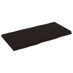 vidaXL Blat masă, 120x60x6 cm, gri, lemn stejar tratat contur organic vidaXL Blat masă, 120x60x6 cm, gri, lemn stejar tratat contur organic