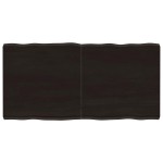 vidaXL Blat masă, 120x60x6 cm, gri, lemn stejar tratat contur organic vidaXL Blat masă, 120x60x6 cm, gri, lemn stejar tratat contur organic