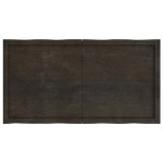 vidaXL Blat masă, 120x60x6 cm, gri, lemn stejar tratat contur organic vidaXL Blat masă, 120x60x6 cm, gri, lemn stejar tratat contur organic