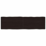 vidaXL Blat masă, 140x40x(2-6) cm, maro, lemn tratat contur organic vidaXL Blat masă, 140x40x(2-6) cm, maro, lemn tratat contur organic
