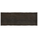 vidaXL Blat masă, 140x50x4 cm, gri, lemn stejar tratat contur organic vidaXL Blat masă, 140x50x4 cm, gri, lemn stejar tratat contur organic