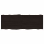 vidaXL Blat masă, 140x50x(2-6) cm, maro, lemn tratat contur organic vidaXL Blat masă, 140x50x(2-6) cm, maro, lemn tratat contur organic