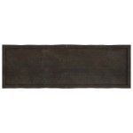 vidaXL Blat masă, 160x50x4 cm, gri, lemn stejar tratat contur organic