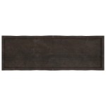 vidaXL Blat masă, 160x50x6 cm, gri, lemn stejar tratat contur organic