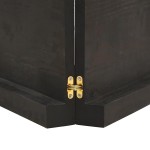 vidaXL Blat masă, 160x50x6 cm, gri, lemn stejar tratat contur organic