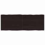 vidaXL Blat masă, 160x60x6 cm, gri, lemn stejar tratat contur organic