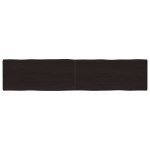 vidaXL Blat masă, 180x40x(2-4) cm, maro, lemn tratat contur organic vidaXL Blat masă, 180x40x(2-4) cm, maro, lemn tratat contur organic
