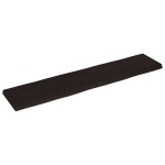vidaXL Blat masă, 180x40x(2-6) cm, maro, lemn tratat contur organic vidaXL Blat masă, 180x40x(2-6) cm, maro, lemn tratat contur organic