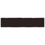 vidaXL Blat masă, 180x40x(2-6) cm, maro, lemn tratat contur organic vidaXL Blat masă, 180x40x(2-6) cm, maro, lemn tratat contur organic