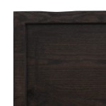 vidaXL Blat masă, 180x40x(2-6) cm, maro, lemn tratat contur organic vidaXL Blat masă, 180x40x(2-6) cm, maro, lemn tratat contur organic
