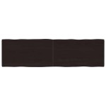 vidaXL Blat masă, 180x50x(2-4) cm, maro, lemn tratat contur organic vidaXL Blat masă, 180x50x(2-4) cm, maro, lemn tratat contur organic