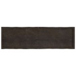 vidaXL Blat masă, 180x50x(2-4) cm, maro, lemn tratat contur organic vidaXL Blat masă, 180x50x(2-4) cm, maro, lemn tratat contur organic