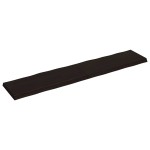 vidaXL Blat masă, 200x40x6 cm, gri, lemn stejar tratat contur organic vidaXL Blat masă, 200x40x6 cm, gri, lemn stejar tratat contur organic