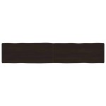 vidaXL Blat masă, 200x40x6 cm, gri, lemn stejar tratat contur organic vidaXL Blat masă, 200x40x6 cm, gri, lemn stejar tratat contur organic