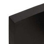 vidaXL Blat masă, 220x50x6 cm, gri, lemn stejar tratat contur organic vidaXL Blat masă, 220x50x6 cm, gri, lemn stejar tratat contur organic