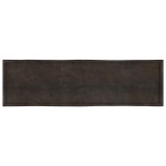 vidaXL Blat masă, 220x60x(2-4) cm, maro, lemn tratat contur organic vidaXL Blat masă, 220x60x(2-4) cm, maro, lemn tratat contur organic
