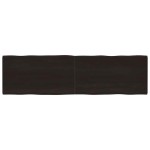 vidaXL Blat masă, 220x60x(2-6) cm, maro, lemn tratat contur organic