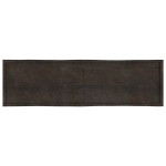 vidaXL Blat masă, 220x60x(2-6) cm, maro, lemn tratat contur organic
