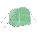 vidaXL Seră cu un cadru din oțel, verde, 4 m², 2x2x2 m vidaXL Seră cu un cadru din oțel, verde, 4 m², 2x2x2 m