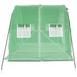 vidaXL Seră cu un cadru din oțel, verde, 6 m², 3x2x2 m