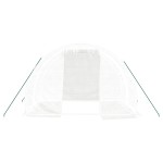 vidaXL Seră cu un cadru din oțel, alb, 6 m², 3x2x2 m vidaXL Seră cu un cadru din oțel, alb, 6 m², 3x2x2 m