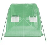 vidaXL Seră cu cadru din oțel, verde, 10 m², 5x2x2,3 m vidaXL Seră cu cadru din oțel, verde, 10 m², 5x2x2,3 m