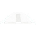 vidaXL Seră cu cadru din oțel, alb, 10 m², 5x2x2,3 m vidaXL Seră cu cadru din oțel, alb, 10 m², 5x2x2,3 m