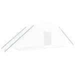 vidaXL Seră cu cadru din oțel, alb, 12 m², 6x2x2,85 m vidaXL Seră cu cadru din oțel, alb, 12 m², 6x2x2,85 m