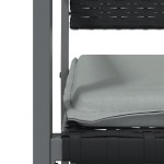 vidaXL Scaune de grădină cu perne 2 buc. negru 54x62,5x89 cm poliratan vidaXL Scaune de grădină cu perne 2 buc. negru 54x62,5x89 cm poliratan