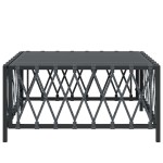 vidaXL Masă de grădină, antracit, 70x70x34 cm, material țesut vidaXL Masă de grădină, antracit, 70x70x34 cm, material țesut