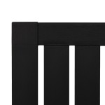 vidaXL Scaun Adirondack de grădină, negru, polipropilenă vidaXL Scaun Adirondack de grădină, negru, polipropilenă