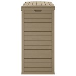vidaXL Coș de gunoi de exterior maro deschis 78x41x86 cm polipropilenă vidaXL Coș de gunoi de exterior maro deschis 78x41x86 cm polipropilenă