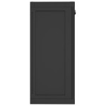 vidaXL Dulap depozitare de exterior, negru, 65x37x85 cm, PP