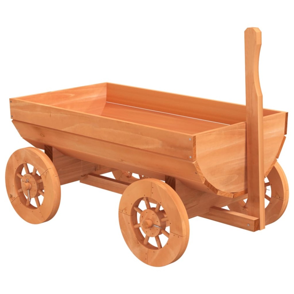 vidaXL Căruță decorativă, 70x43x54 cm, lemn masiv de brad