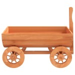 vidaXL Căruță decorativă, 70x43x54 cm, lemn masiv de brad vidaXL Căruță decorativă, 70x43x54 cm, lemn masiv de brad