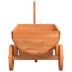 vidaXL Căruță decorativă, 70x43x54 cm, lemn masiv de brad vidaXL Căruță decorativă, 70x43x54 cm, lemn masiv de brad