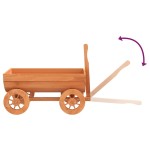 vidaXL Căruță decorativă, 70x43x54 cm, lemn masiv de brad vidaXL Căruță decorativă, 70x43x54 cm, lemn masiv de brad