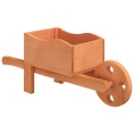 vidaXL Jardiniere tip roabă, 2 buc., 47x15x19 cm, lemn masiv de brad vidaXL Jardiniere tip roabă, 2 buc., 47x15x19 cm, lemn masiv de brad