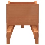 vidaXL Jardiniere tip roabă, 2 buc., 47x15x19 cm, lemn masiv de brad vidaXL Jardiniere tip roabă, 2 buc., 47x15x19 cm, lemn masiv de brad