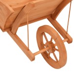 vidaXL Jardinieră tip roabă, 128x45,5x43 cm, lemn masiv de brad vidaXL Jardinieră tip roabă, 128x45,5x43 cm, lemn masiv de brad