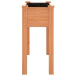vidaXL Jardinieră cu căptușeală, maro, 71x37x76 cm, lemn masiv de brad vidaXL Jardinieră cu căptușeală, maro, 71x37x76 cm, lemn masiv de brad