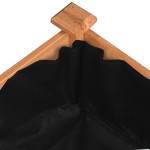 vidaXL Strat grădină înălțat cu căptușeală maro 240x60x25 cm lemn brad