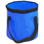 vidaXL Găleți pliabile, 2 buc., albastru, 30 L, PVC vidaXL Găleți pliabile, 2 buc., albastru, 30 L, PVC