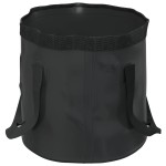 vidaXL Găleți pliabile, 2 buc., negru, 20 L, PVC vidaXL Găleți pliabile, 2 buc., negru, 20 L, PVC