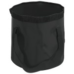 vidaXL Găleți pliabile, 2 buc., negru, 20 L, PVC vidaXL Găleți pliabile, 2 buc., negru, 20 L, PVC
