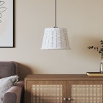 vidaXL Abajur lustră, alb, Ø30x20 cm, răchită vidaXL Abajur lustră, alb, Ø30x20 cm, răchită